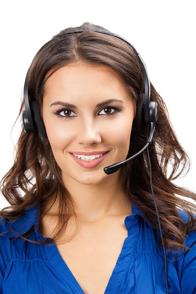 Callcenter-Mitarbeiterin